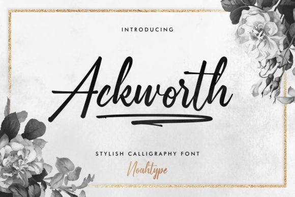 Ackworth Script Font for Web Design