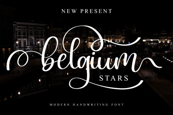 Belgium Stars Typeface for Web Design
