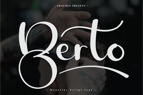 Berto Script Font for Handmade Creations