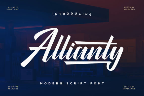 Bring Retro Charm to Your Designs with Allianty Font