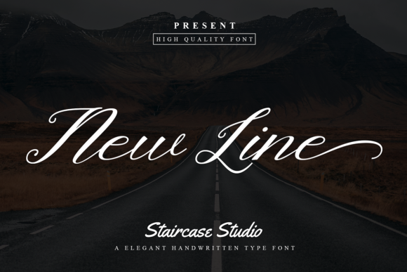 Bring Your Creations to Life with the Newline Script Font