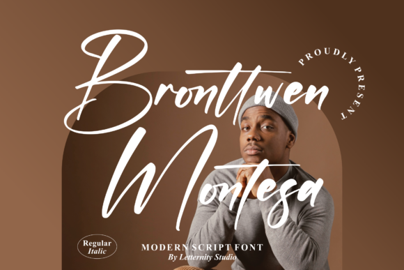 Bronttwen Montesa: A Modern Script Font for Polished Branding