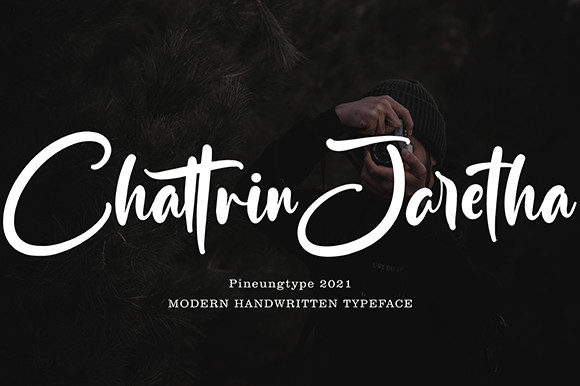 Chattrin Jaretha: A Stylish Handwritten Font for Creative Projects