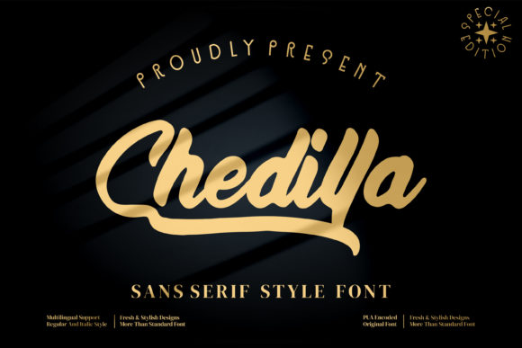 Chedillla: A Bold Handwritten Font for Web Design