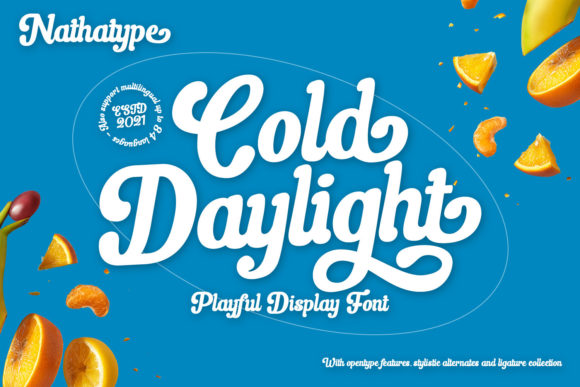 Cold Daylight Font for Modern Editorial Design
