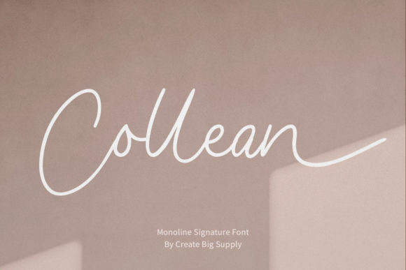 Collean: A Handwritten Typeface for Modern Web Design