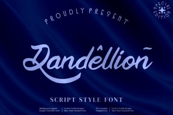 Dandellion Script Font for Campaign Design