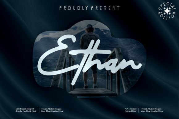 Ethan Script Font for Branding and Marketing