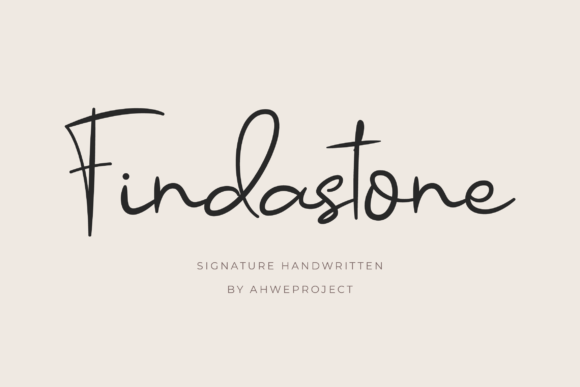 Findastone: A Script Font for Professional Branding