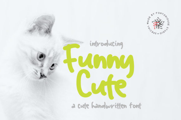 Funny Cute: A Handwritten Font for Creative Projects