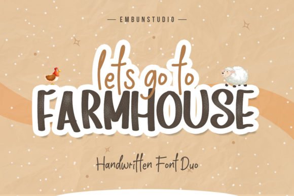 Go to Farmhouse: A Charming Font for Handmade Creations