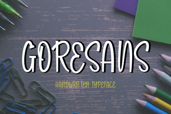 Goresans: A Modern Handwritten Font for Branding
