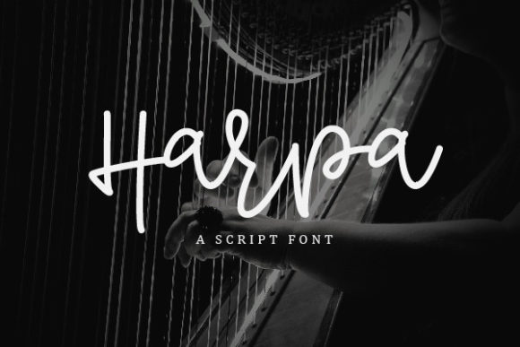 Harpa: A Whimsical Font for Polished Branding