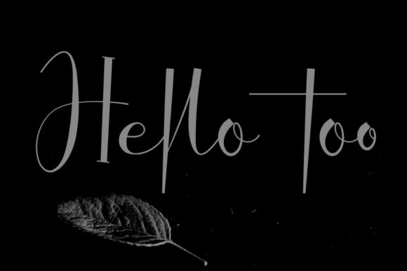 Hello Too – A Handwritten Font for Authentic Branding