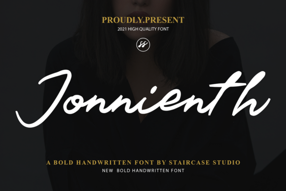 Jonnienth: A Bold Handwritten Font for Digital Creativity