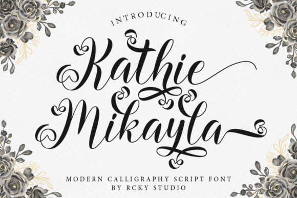Kathie Mikayla: A Modern Handwritten Font for Craft Creations