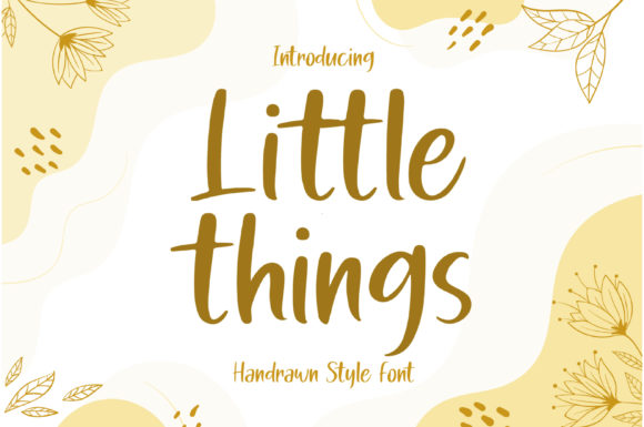 Little Things: A Playful Font for Creative Branding Projects