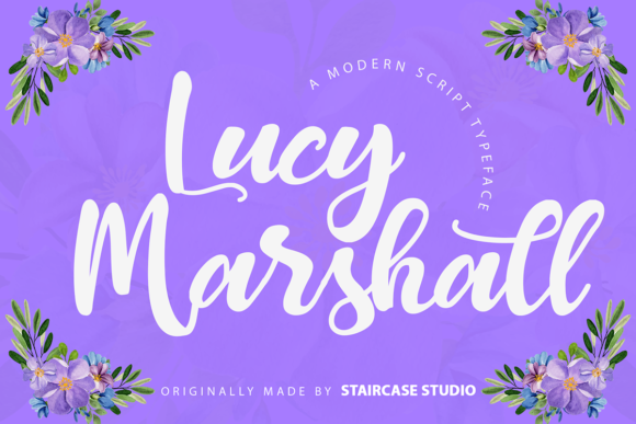 Lucy Marshall: A Bold Script Font for Modern Branding
