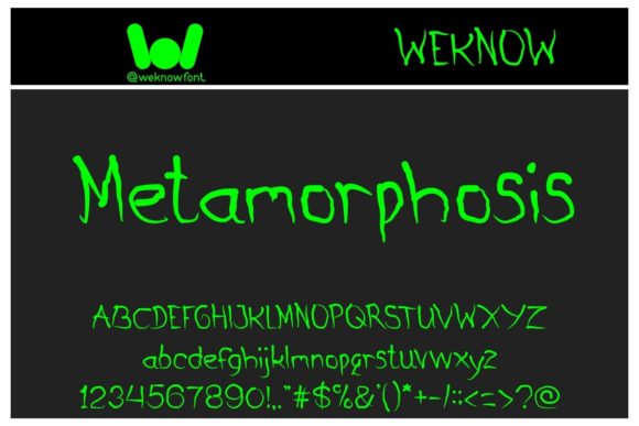 Metamorphosis Font for Eye-Catching Campaigns