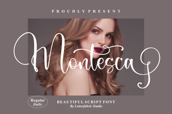 Montesca: A Script Font for Modern Web Design