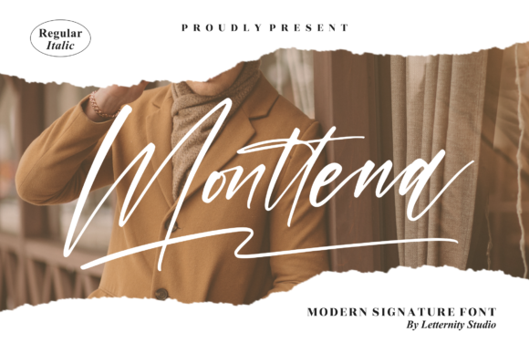 Monttena: A Script Font That Breathes Life Into Handmade Creations