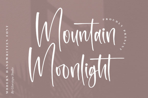Mountain Moonlight: A Script Font for Elegance and Versatility