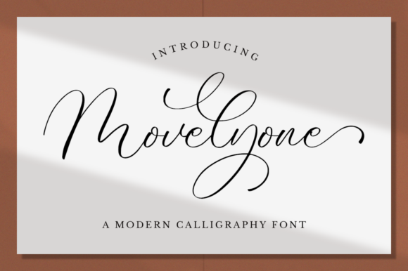 Movelyone: A Handwritten Font for Professional Branding