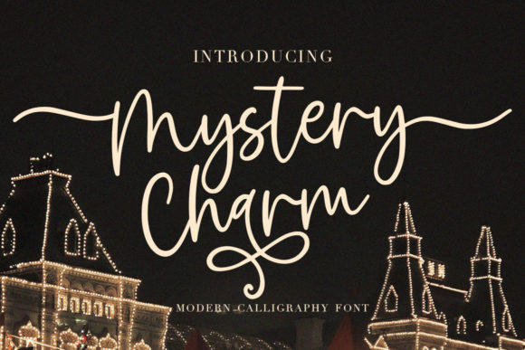 Mystery Charm Font for Editorial Design