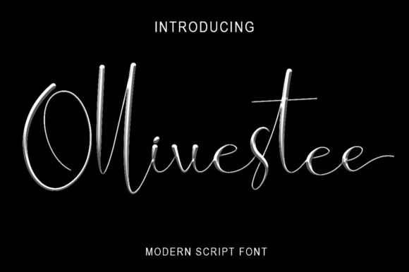 Ollivestee: A Modern Script Font for Timeless Branding
