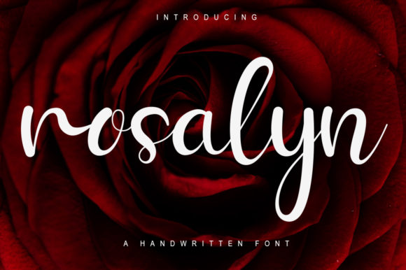 Rosalyn: A Script Font That Breathes Life Into Handmade Creations