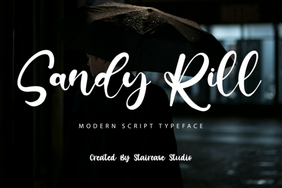 Sandy Rill: A Modern Signature Typeface for Branding Projects