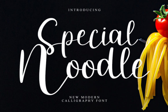 Special Noodle: A Delicate Script Font for Elegant Branding