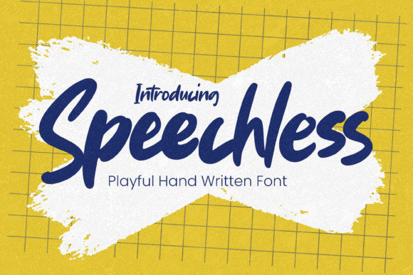 Speechless: A Handwritten Font for Modern Marketing