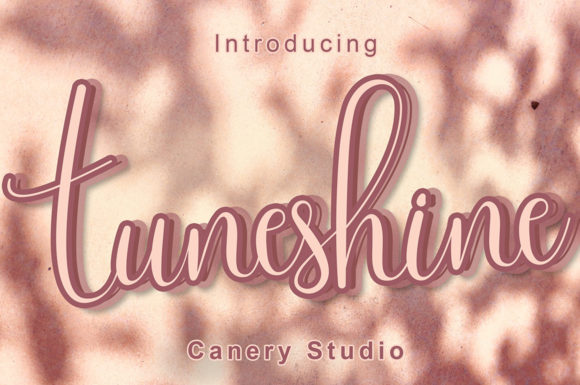 Tuneshine Font for Professional Branding