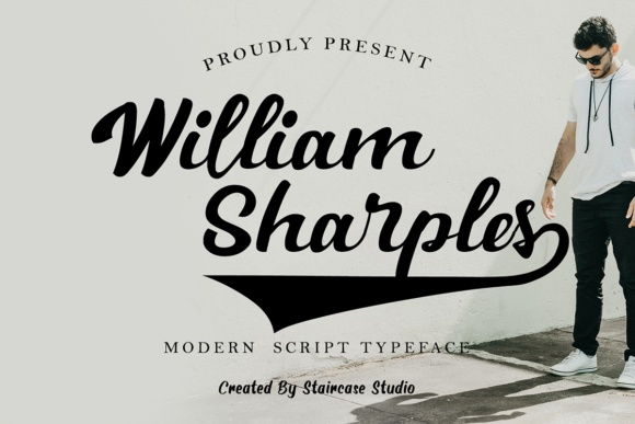 William Sharples: A Modern Script Font for Editorial Design