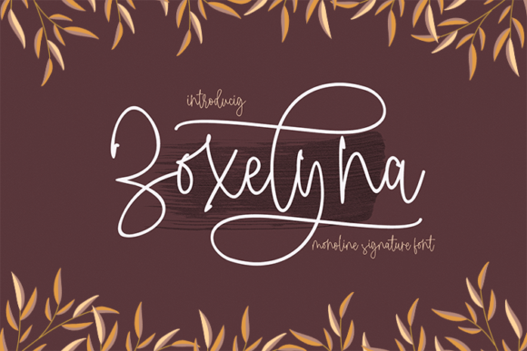 Zoxelyna: A Modern Script Font for Branding Projects